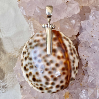 PD 06078-(HANDMADE 925 BALI STERLING SILVER PENDANTS WITH SHELL)